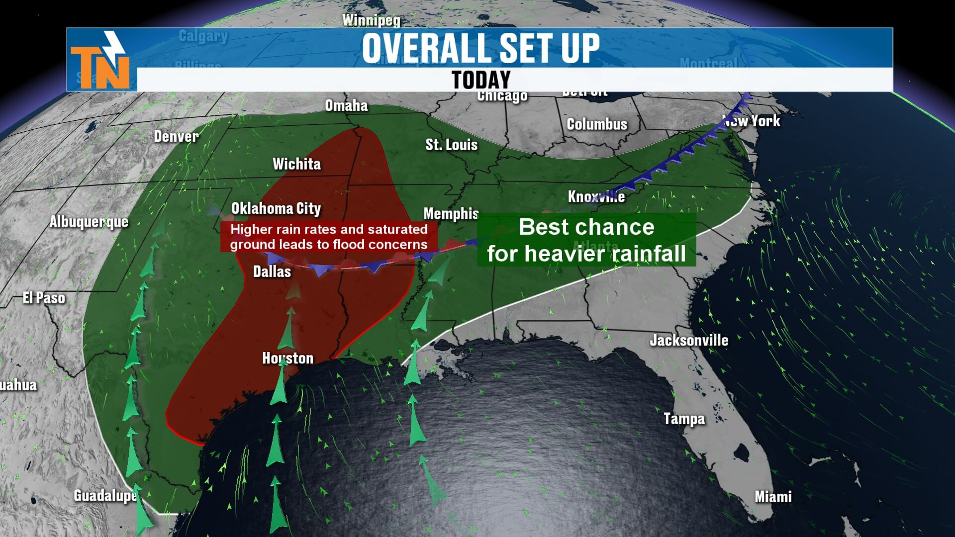 Weather 37814 Rounds of Rain, Heavy Downpours Possible, Wetter Pattern Ahead ...